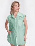 Solid Color Shirt Shorts Set - DippedShop Wholesale - #3123