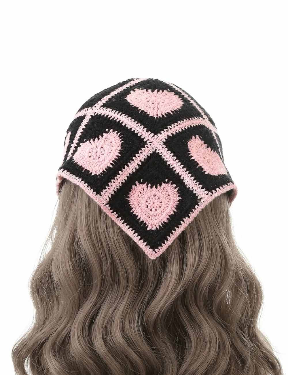 Hollow Out Crochet Headscarf - DippedShop Wholesale - #3811