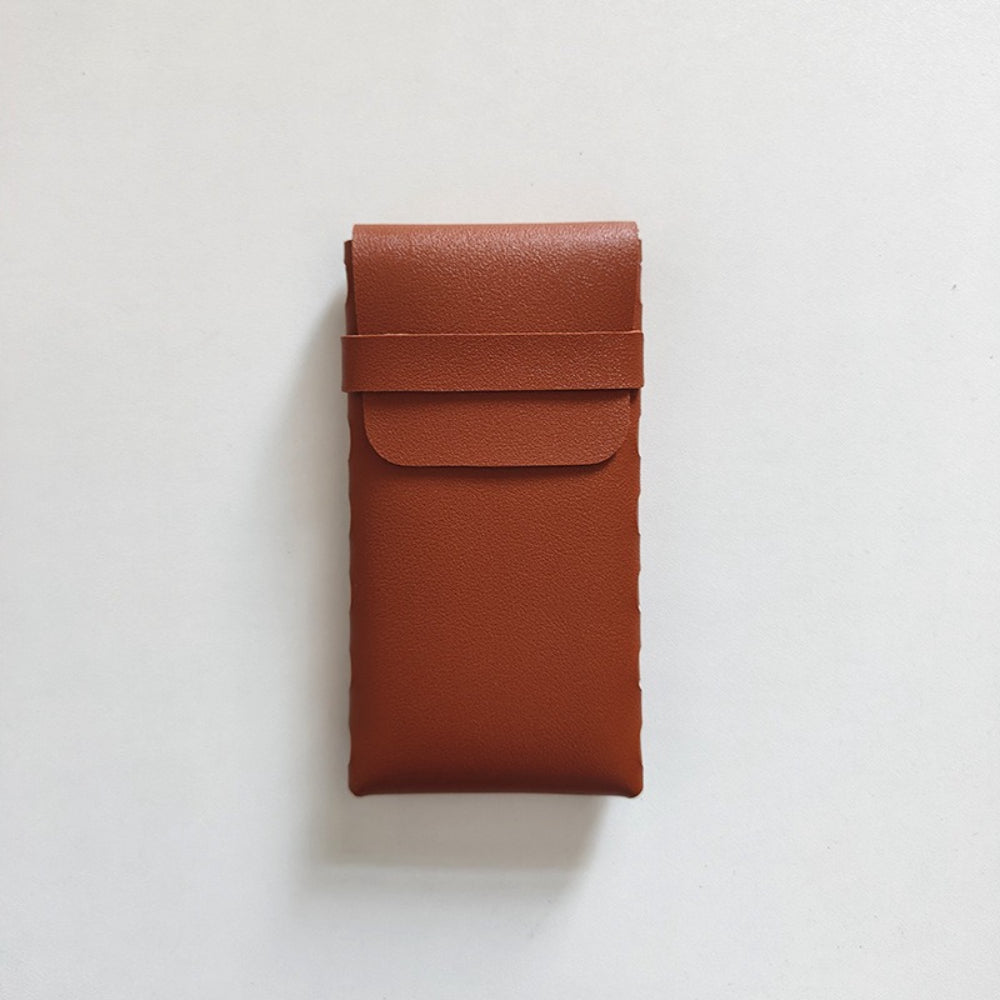 Minimalistic PU Leather Sunglass Case - DippedShop Wholesale - #3123