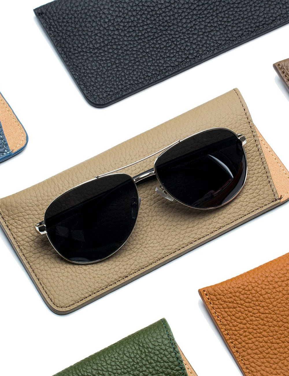 Soft Material Sunglasses Case - DippedShop Wholesale - #9107