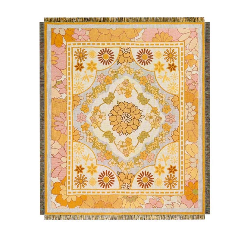 Floral Throw Blanket - DippedShop Wholesale - #7763
