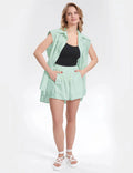 Solid Color Shirt Shorts Set - DippedShop Wholesale - #3923