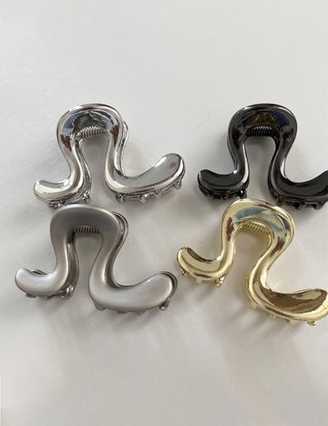 Minimalist Irregular Metal Hair Claw Clip MK2MBEP6W6HCP362