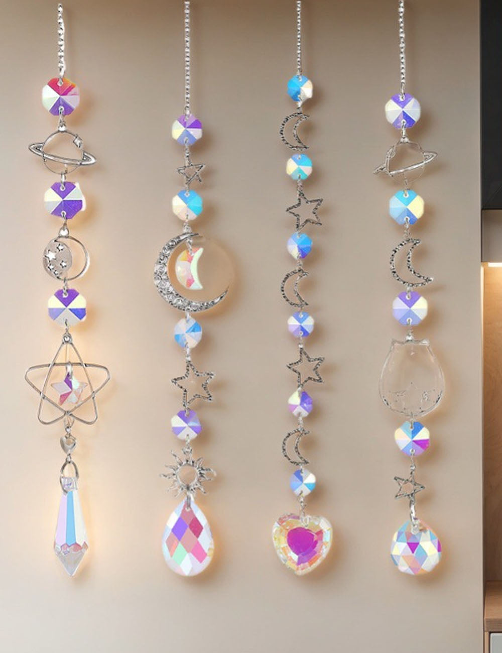 Geometric Heart Suncatcher - DippedShop Wholesale - #4851