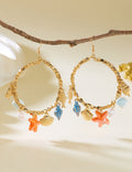 Boho Enamel Stone Earrings - DippedShop Wholesale - #1731