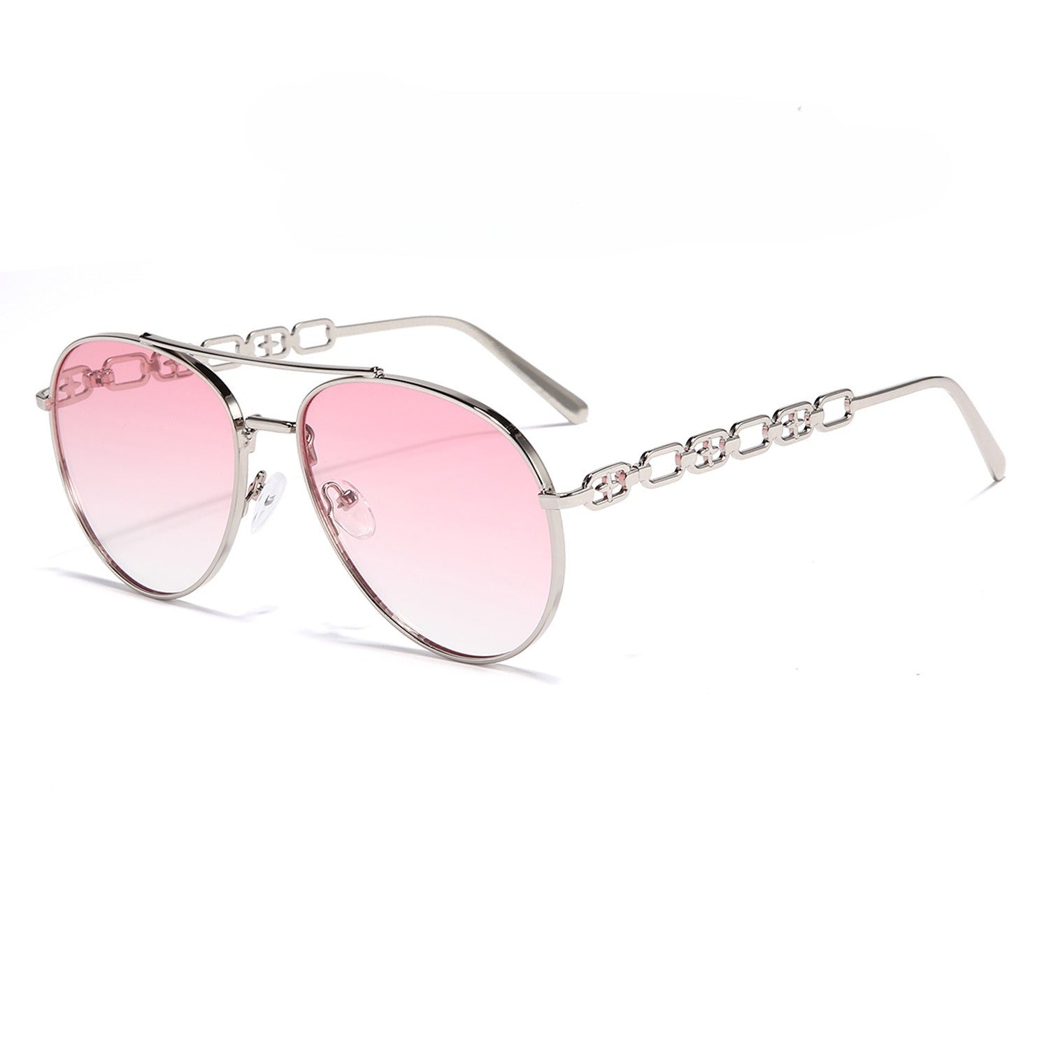 Double Bridge Aviator Sunglasses - DippedShop Wholesale - #2291