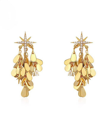 Trendy Gold Plated Starburst T - DippedShop Wholesale - #5347