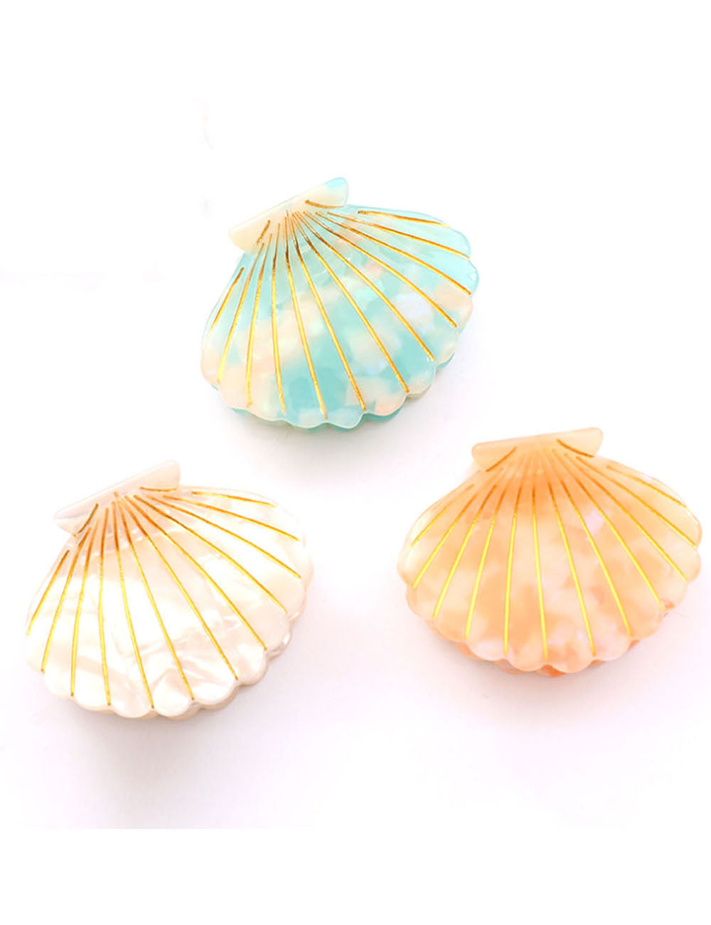 Simple Colorful Shell Acetate Claw Claw DP25E874