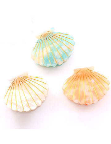 Simple Colorful Shell Acetate Claw Claw DP25E874