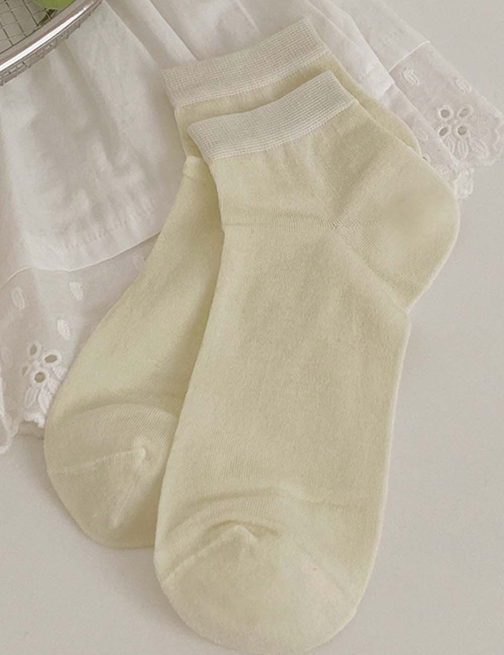 Solid Ankle Socks - DippedShop Wholesale - #1699