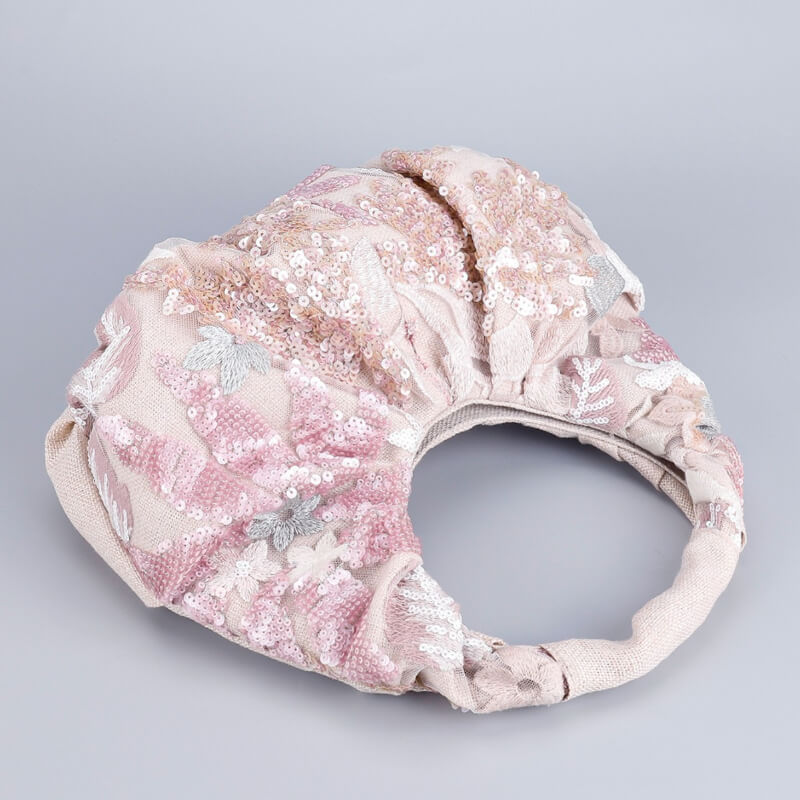 Elegant Sequin Embroidered Handbag DP25C757