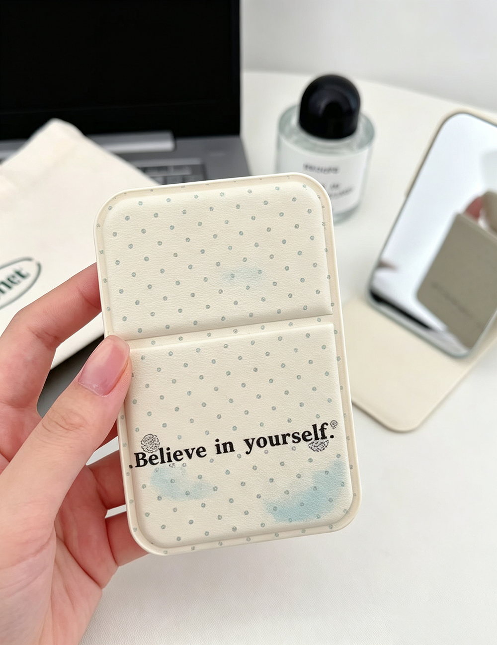 Stylish Star Plaid Square Makeup Mirror MK2PPFN6CT5MR42