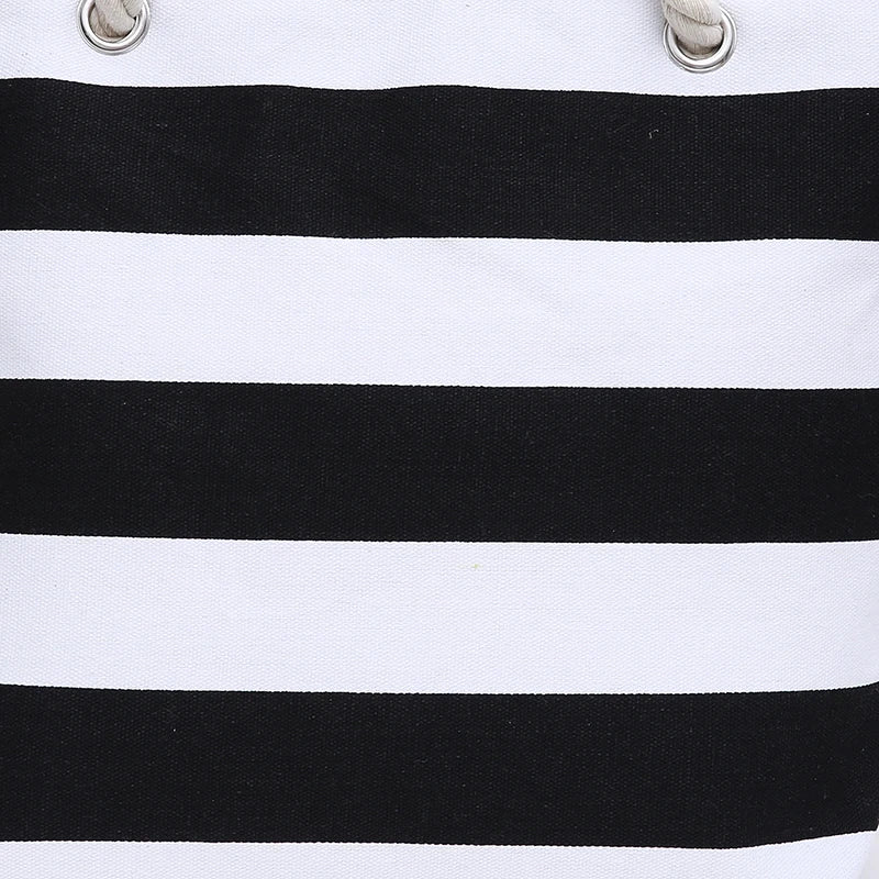Simple Color Block Striped Beach Shoulder Bag MK2BLW6W10BBG559