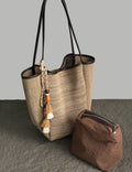 Minimalist Solid Color Large Capacity Handbag MK2BCR6W10BBG21