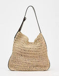 Straw Woven Shoulder Bag - DippedShop Wholesale - #0467