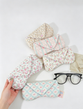 Cute Floral Print Envelope Shape Sunglasses Case MK2BLC6S13HSY85