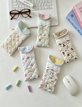 Cute Quilted Soft Puppy Print Sunglasses Case MK2BLC6W13HSY53