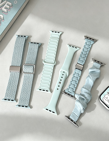 Slim Solid Color Silicone Magnetic Watch Band 6W6JWA126