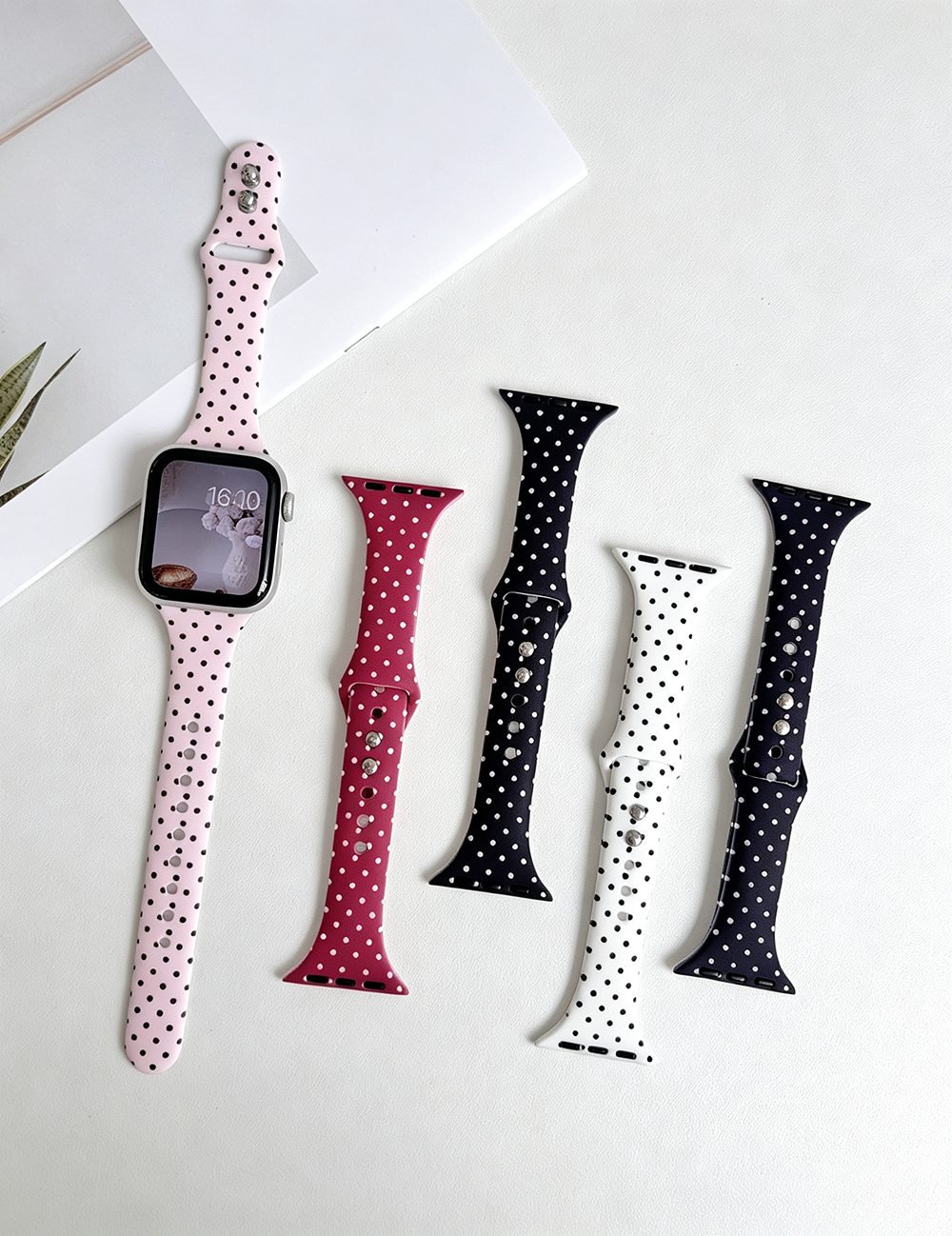 Slim Polka Dot Silicone Band - DippedShop Wholesale - #6979