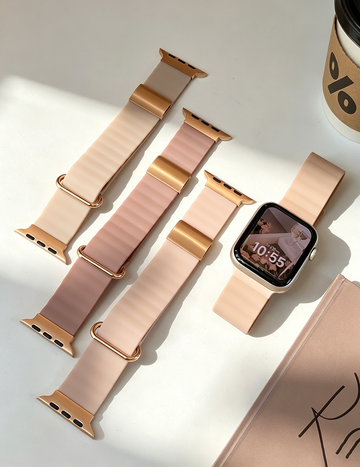 Litchi Texture PU Leather Magnetic Watch Band 6W6JWA133