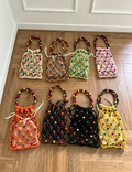 Dopamine Style Colorful Beaded Hand-Woven Handbag MK2BLK6S10BBG871