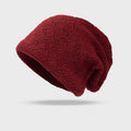 Hollow Out Jacquard Warm Knit Beanie 6W6HAT669