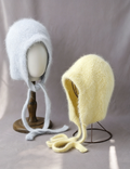 Soft Fuzzy Earflap Knit Hat Chin Ties 6W6HAT705