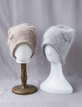 Cute Bowknot Pendant Angora Knit Beanie 6W6HAT706