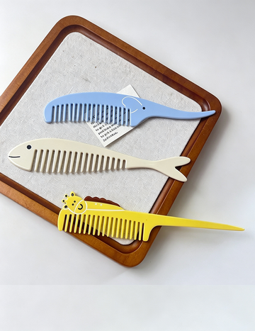 Fish Shape Acetate Combs - DippedShop Wholesale - #4435