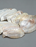 Shell Half-Moon Hair Combs - DippedShop Wholesale - #4995