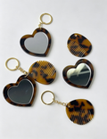 Vintage Leopard Acetate Portable Hair Combs MK2BLM6C5CB85