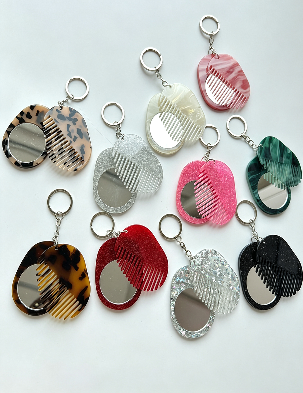 Oval Hair Combs - DippedShop Wholesale - #0723