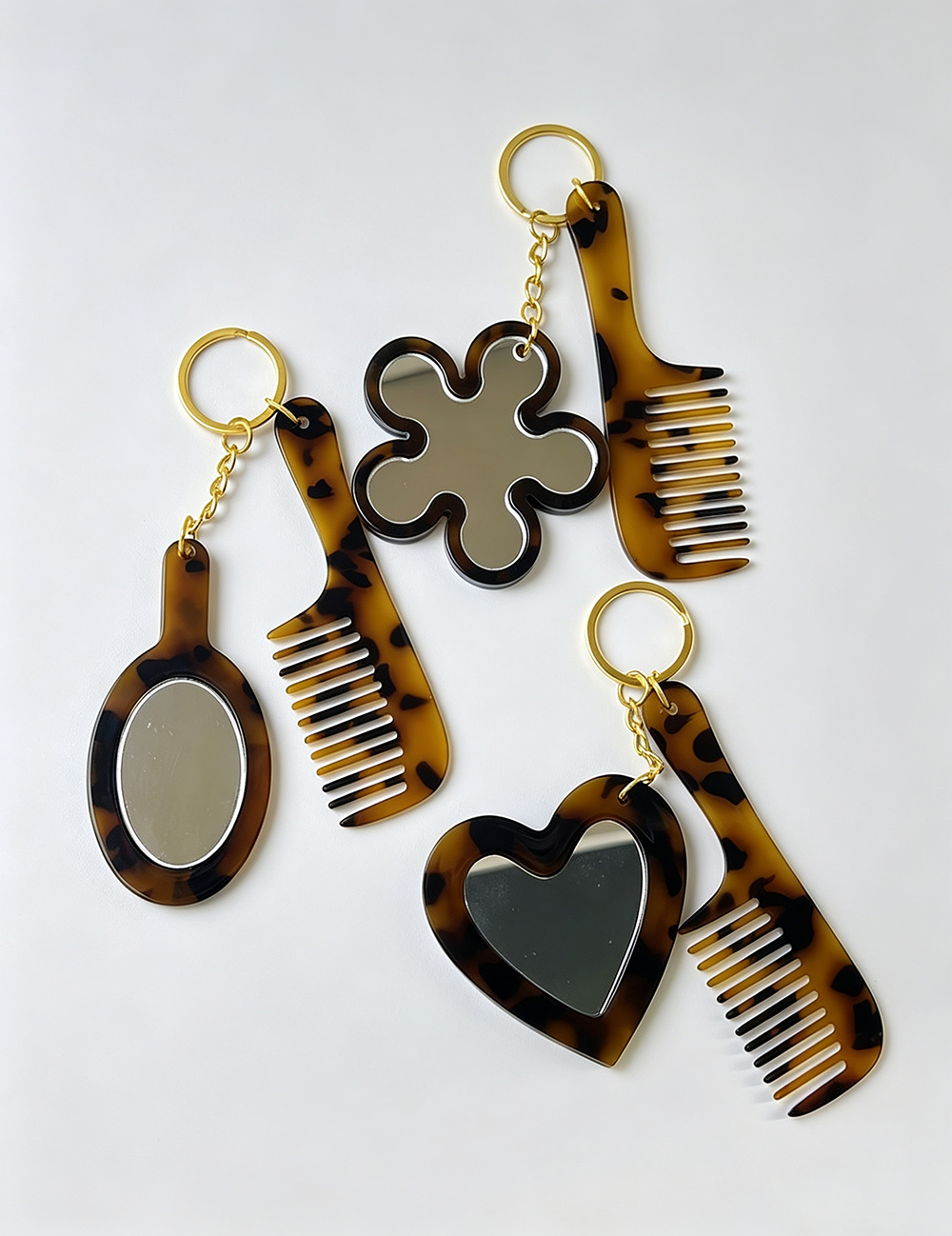 Mini Acetate Hair Combs - DippedShop Wholesale - #3683