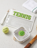 Stylish Transparency Letter Pattern Cosmetic Bag MK2BLW6C5CO20