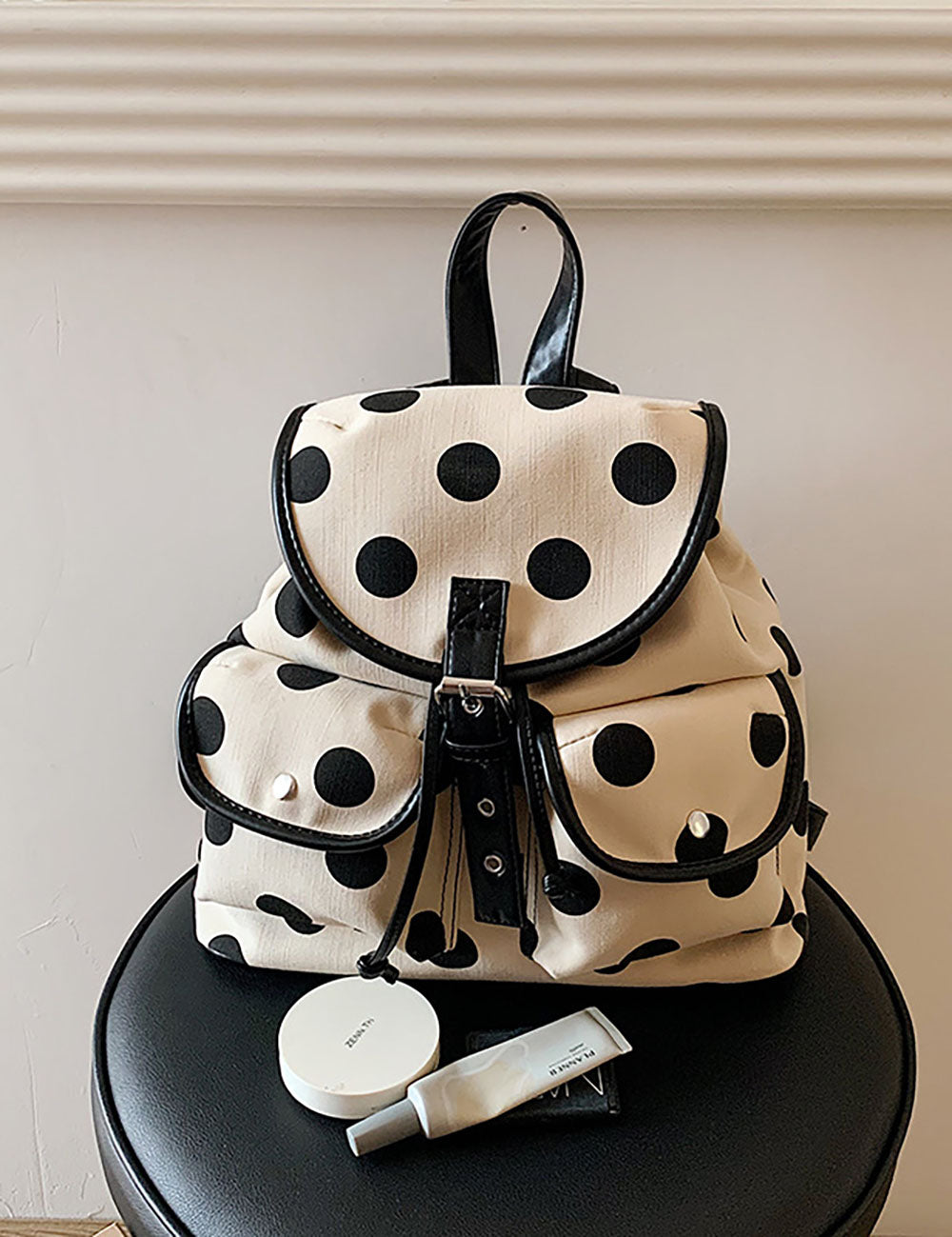 Chic Polka Dots Large Capacity Backpack 6S10BBG1435