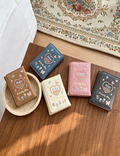 Stylish Floral Bowknot Embroideries Portable Coin Purse 6S10BWB155