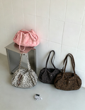 Vintage Leopard Print Large Capacity Shoulder Bag 6W10BBG1361