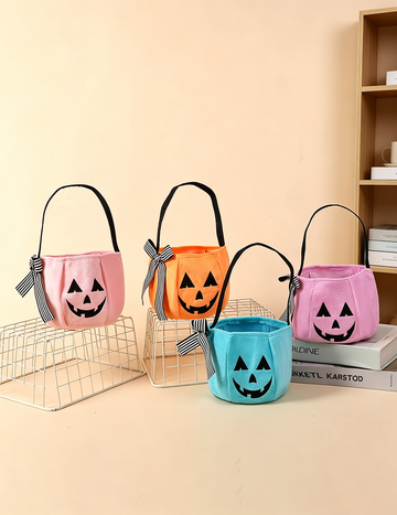 Plush Pumpkin Candy Bag - DippedShop Wholesale - #5043