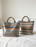 Vintage Straw Woven Waterproof PVC Tote Bag MK2BLW6W10BBG553
