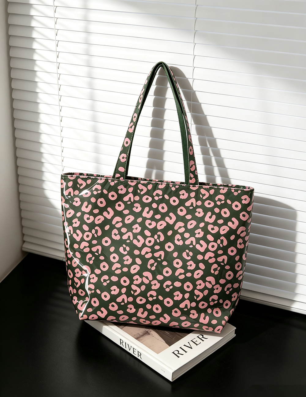 Vintage Leopard Large Capacity Tote Bag MK2BLW6W10BBG554
