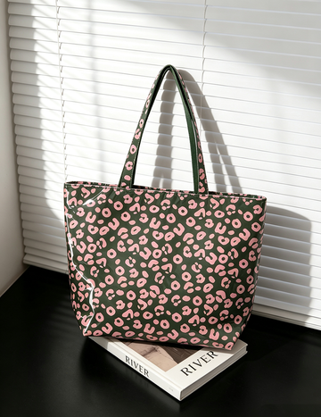 Vintage Leopard Large Capacity Tote Bag MK2BLW6W10BBG554