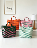 Cute Polka Dots Large Capacity Tote Bag MK2BLW6W10BBG555