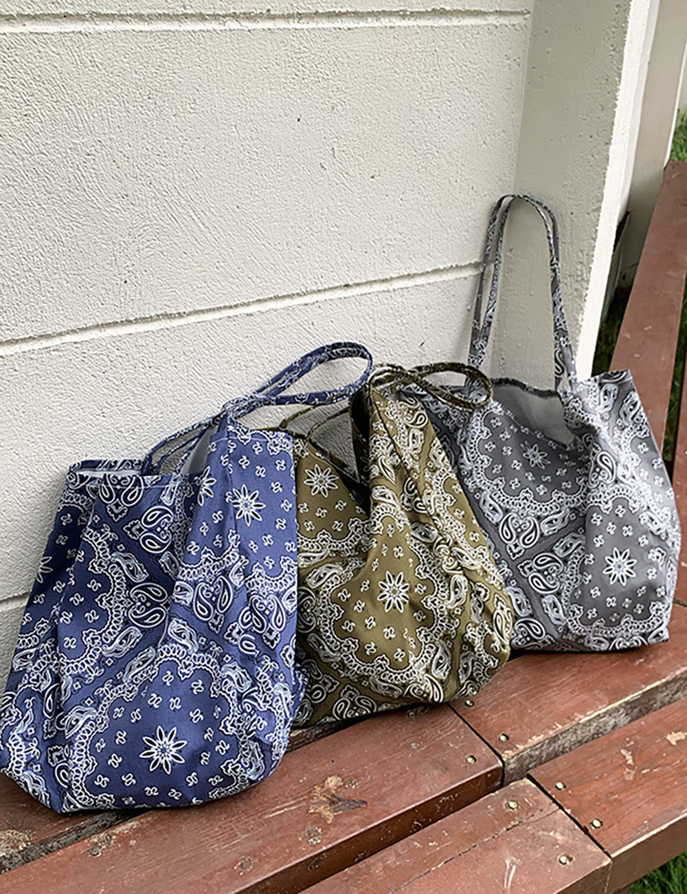 Retro Cashew Printing Canvas L - DippedShop Wholesale - #8899