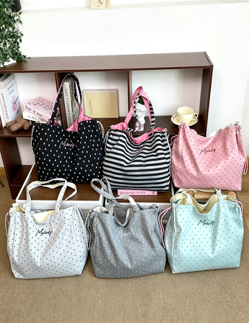 Stylish Star Reversible Drawstring Tote Bag MK2BLW6W10BBG568
