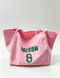 Simple Letters Print Large Capacity Tote Bag MK2BLW6W10BBG584