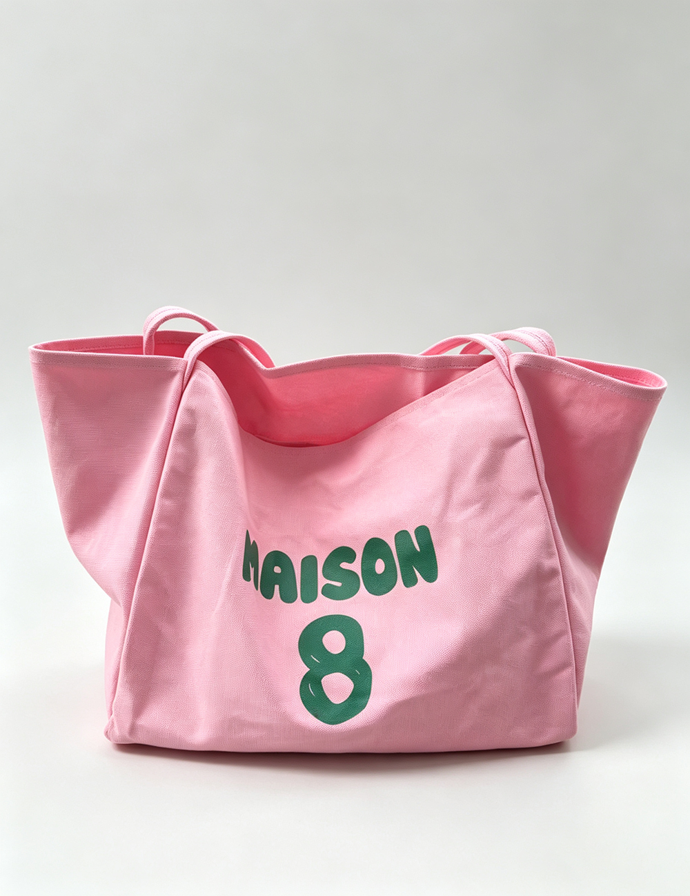 Simple Letters Print Large Capacity Tote Bag MK2BLW6W10BBG584