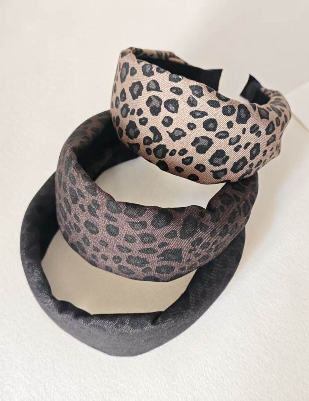 Vintage Leopard Wide Thin Padded Headband 6W6HBD281