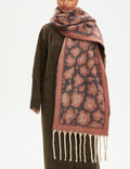 Fringed Leopard Scarf - DippedShop Wholesale - #0819