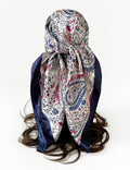Stylish Floral Print Soft Square Headscarf MK2BLW6W6NSI39