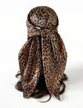 Stylish Leopard Print Lightweight Square Headscarf MK2BLW6W6NSI42